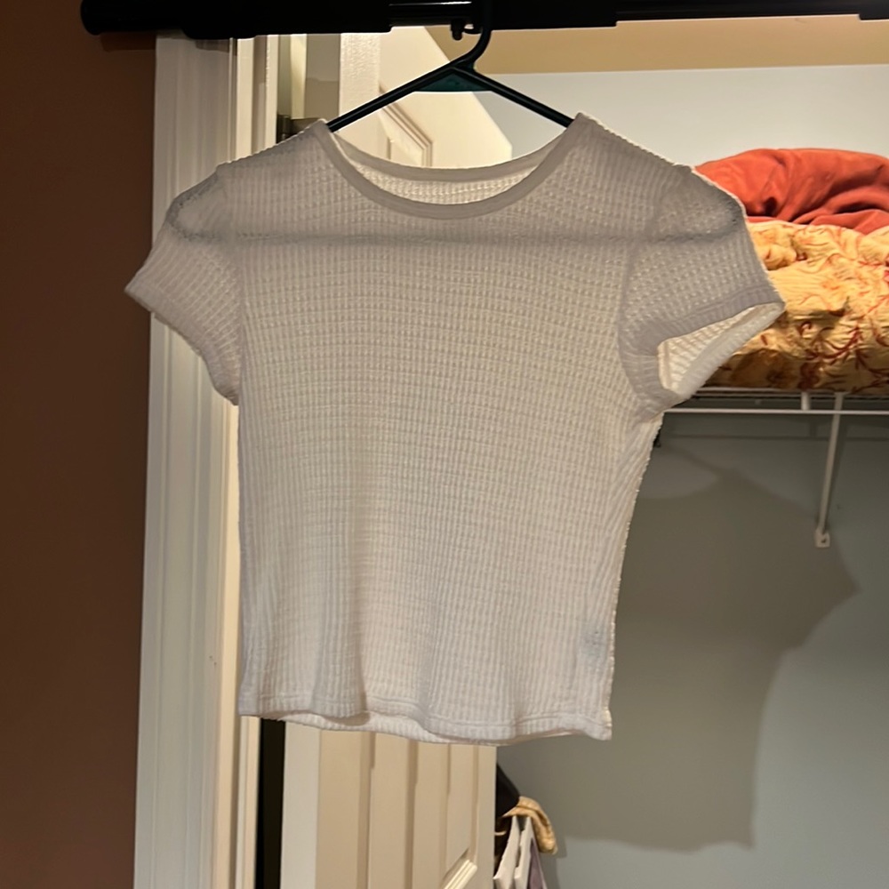 american eagle white top